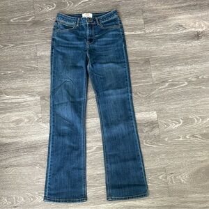 Wrangler Women's Flare Jeans in Deep Blue